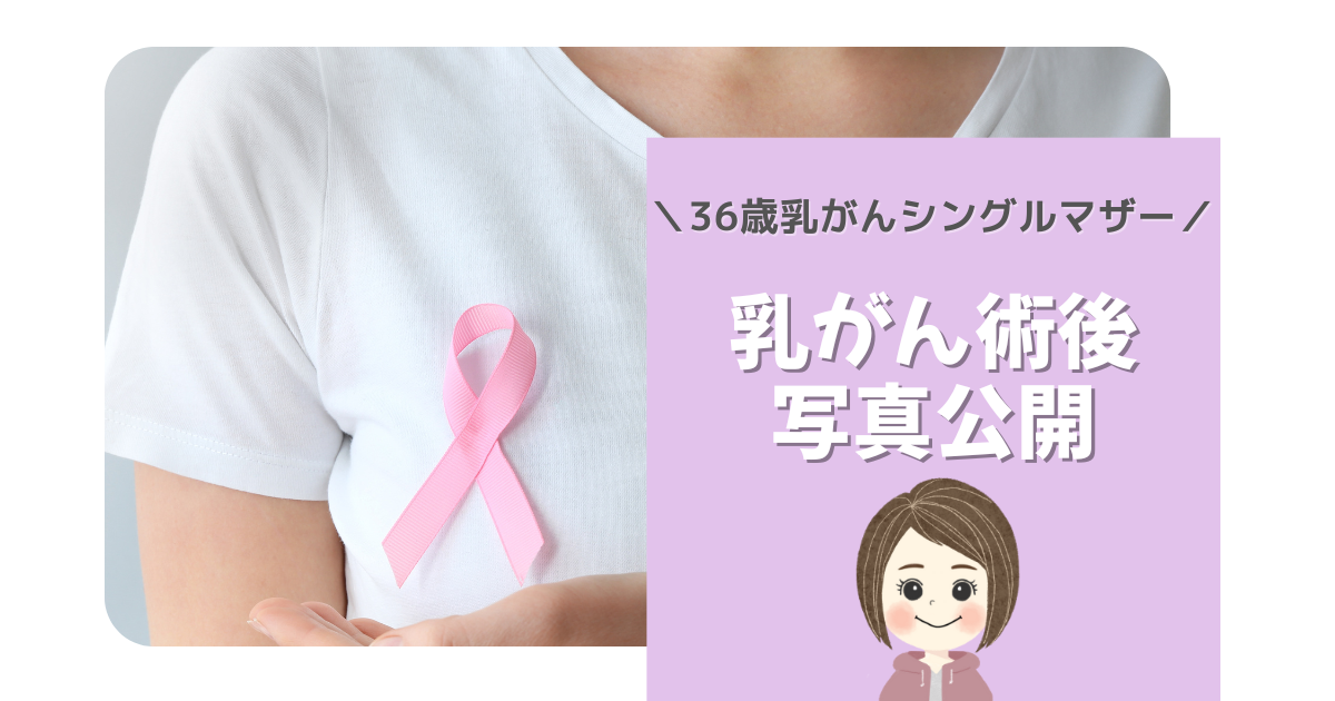 【30代乳がんブログ】手術後の画像を公開!(術後直後~術後1年まで) | シングルマザー乳がんになりました
